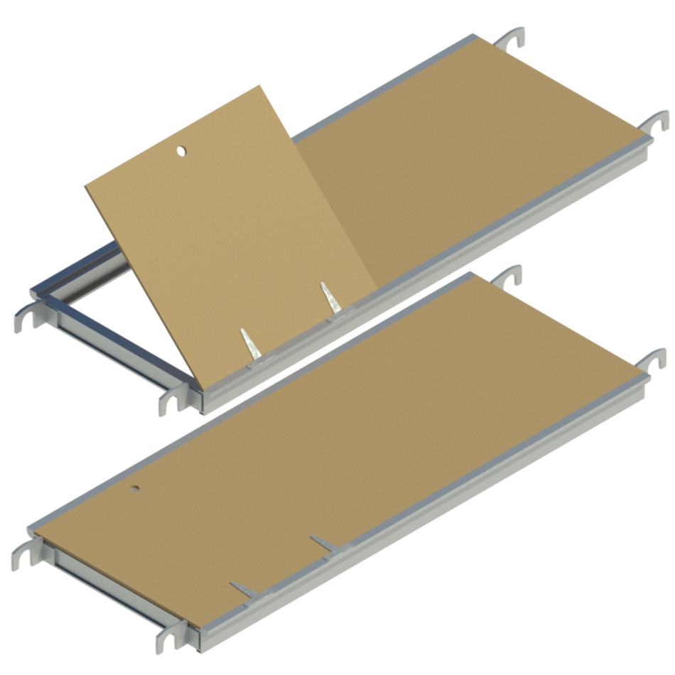 Trap door access platforms