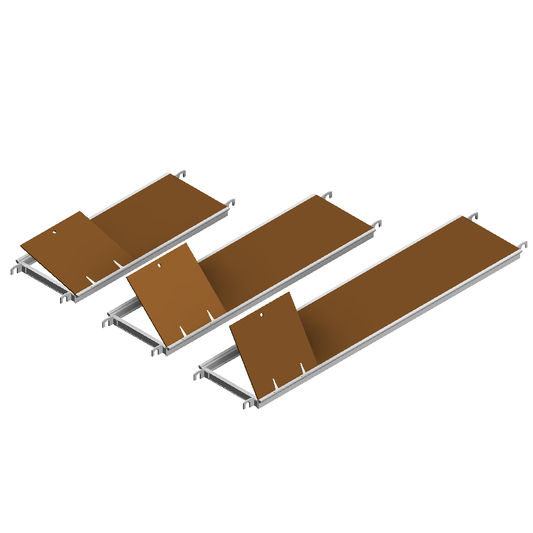 Trap door access platforms
