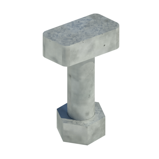 T Bolt & Hex. Nut & Washer